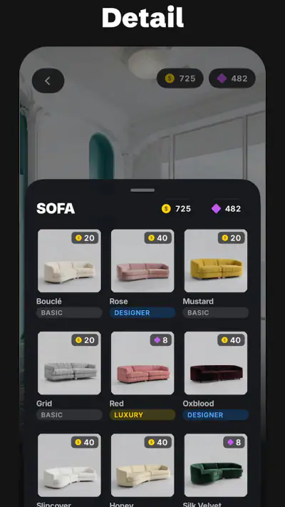 Aesthetic - Decorate & Design screenshot 1