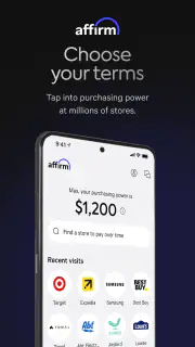 Affirm: Buy now, pay over time screenshot 1