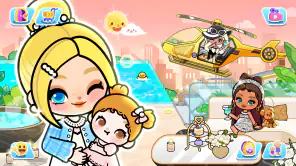 Aha World: Doll Dress-Up Game screenshot 1