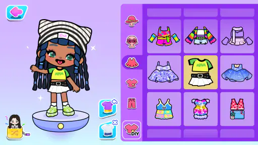 Aha World: Doll Dress-Up Game screenshot