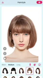 AI Hairstyle Try On・Wigs・Bangs screenshot 1
