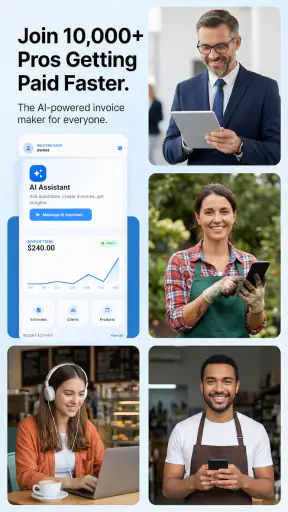 AI Invoice & Estimate Maker screenshot 1