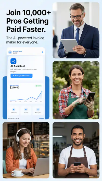 AI Invoice & Estimate Maker screenshot 1