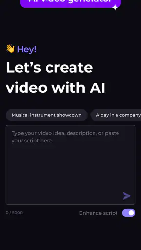 AI Video Maker - Renderforest screenshot 1