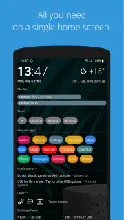 AIO Launcher screenshot 1