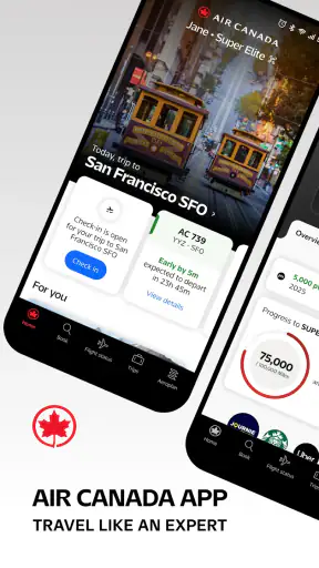 Air Canada + Aeroplan screenshot 1