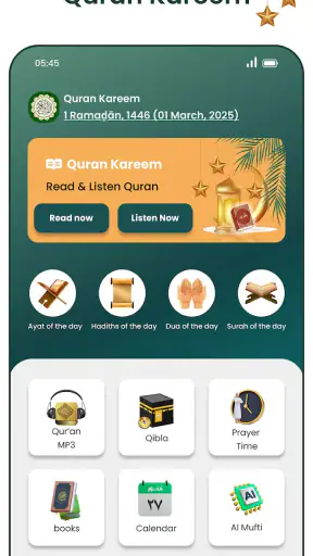 Al Quran MP3 Audio Offline App screenshot 1