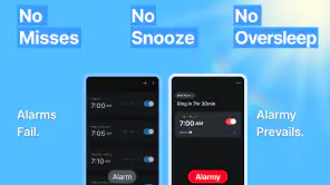 Alarmy - Alarm Clock & Sleep screenshot 1