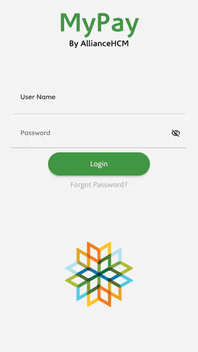 AllianceHCM MyPay screenshot 1