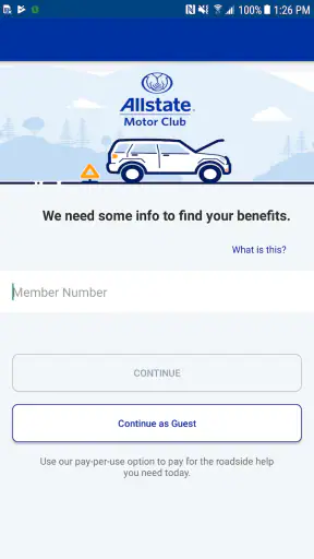 Allstate Motor Club screenshot 1