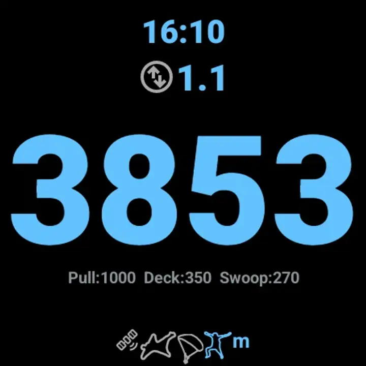Altimeter Variometer (Wear OS) screenshot 1