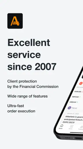 AMarkets: Trade & Invest screenshot 1
