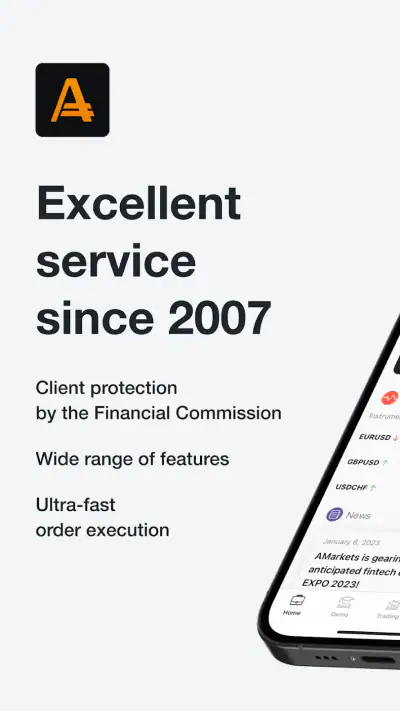 AMarkets: Trade & Invest screenshot 1