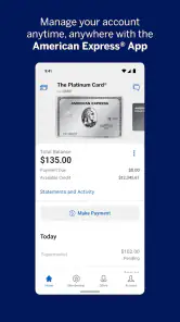 Amex screenshot