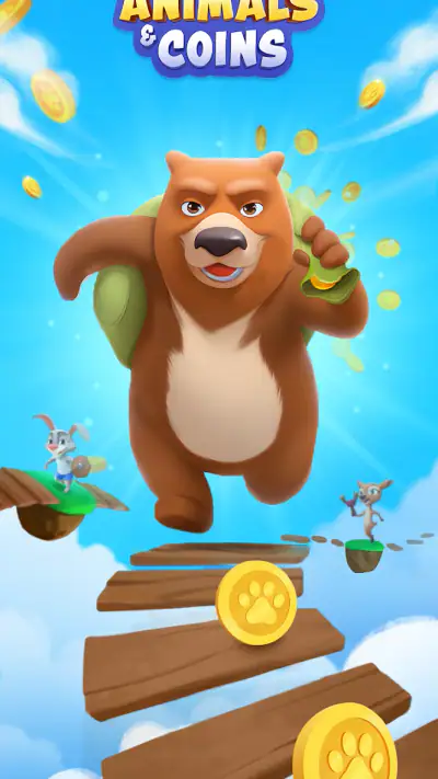 Animals & Coins Adventure Game screenshot 1