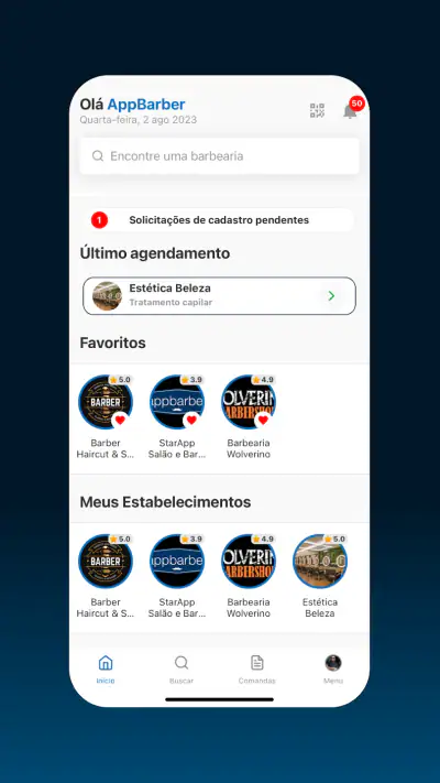 AppBarber: Cliente screenshot 1