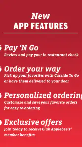 Applebee's screenshot