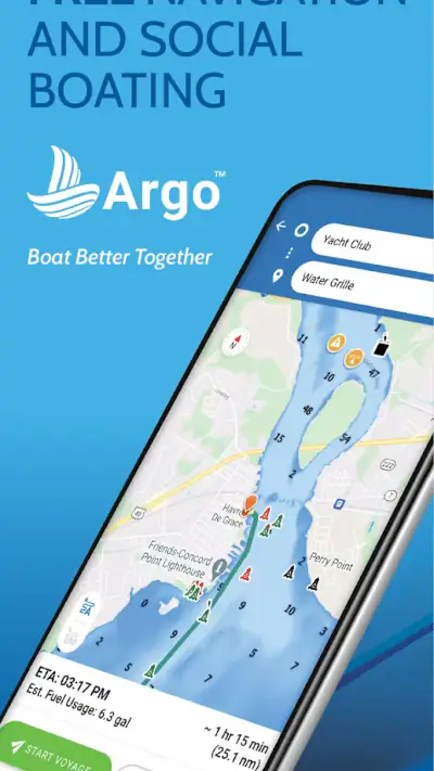 Argo - Boat Navigation App screenshot 1