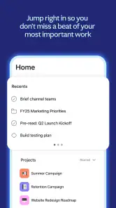 Asana: Where work connects screenshot