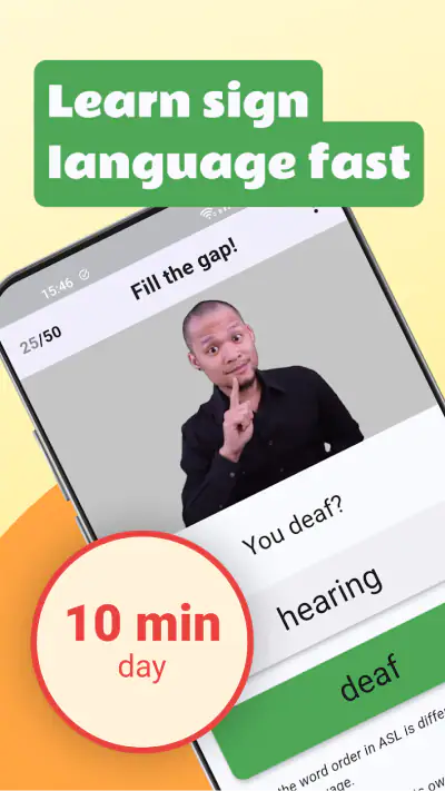 ASL - Sign Language.learn ASL! screenshot 1