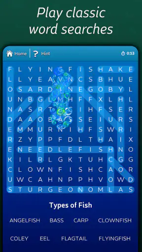 Astraware Wordsearch screenshot 1