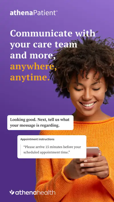 athenaPatient screenshot 1