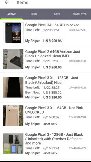 Auction Bid Sniper for eBay screenshot 2