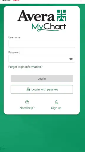 Avera MyChart screenshot 1