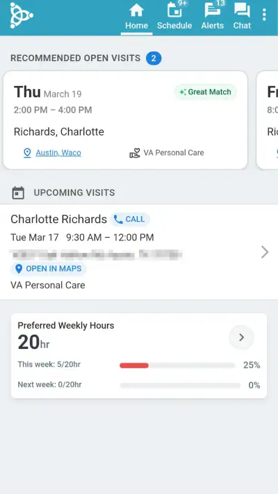 AxisCare Mobile screenshot 1