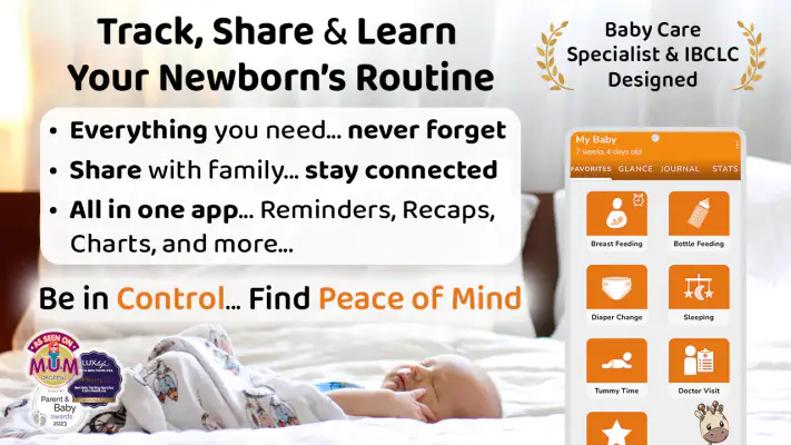 Baby & Breastfeeding Tracker screenshot 1