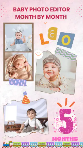 Baby Month Photo Editor Frame screenshot 1