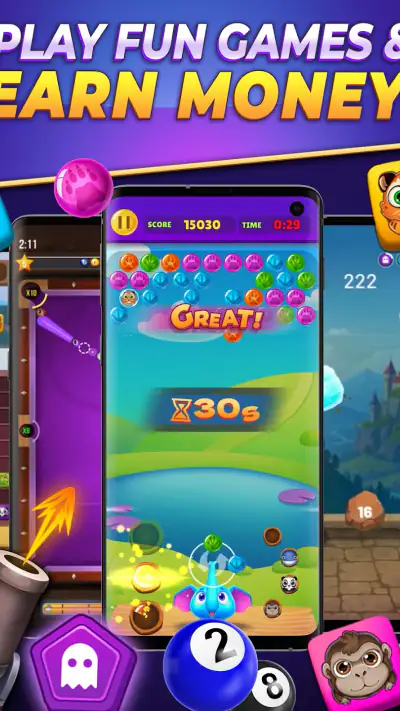 Backspin Games: Earn Money screenshot 1