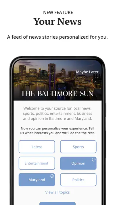 Baltimore Sun screenshot 1