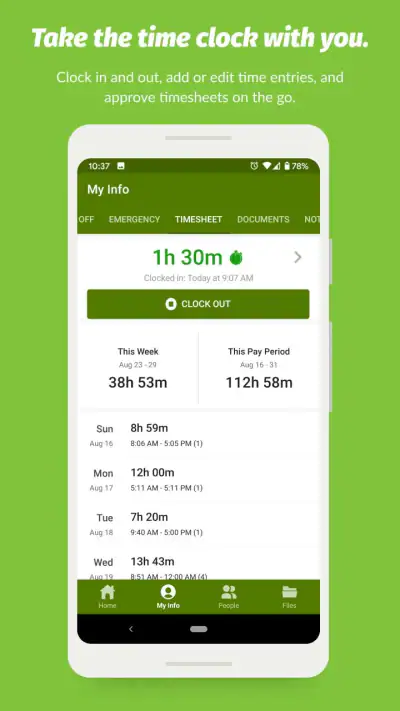 BambooHR screenshot 1