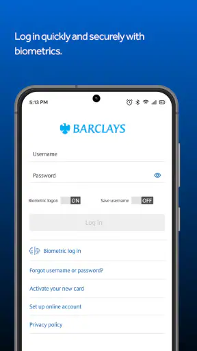 Barclays US screenshot 1