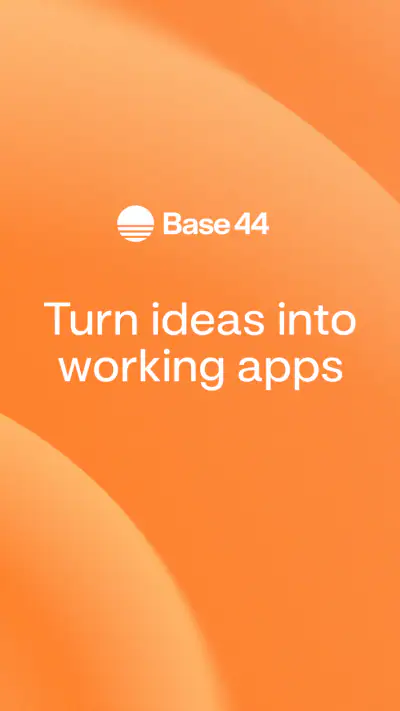 Base44: Build Apps with AI screenshot 1