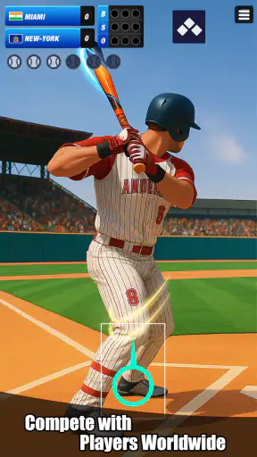 Baseball Super League: 3D Game screenshot 1