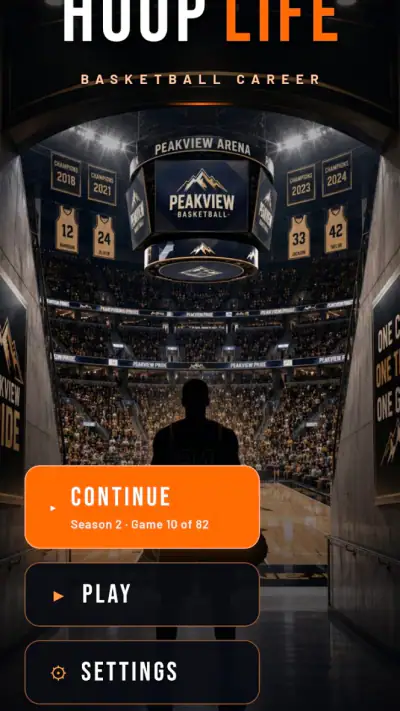 Basketball Career Sim 2026 screenshot 1