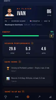 Basketball Career Sim 2026 screenshot 3