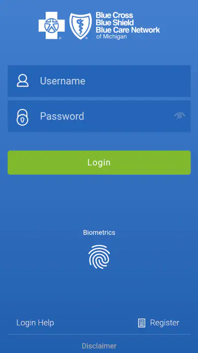 BCBSM screenshot 1