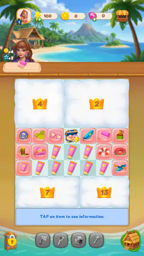 Beach Bliss: Merge Puzzle screenshot 1