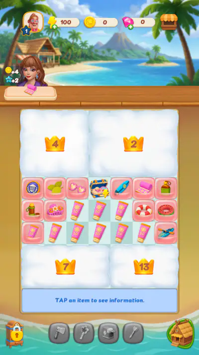 Beach Bliss: Merge Puzzle screenshot 1