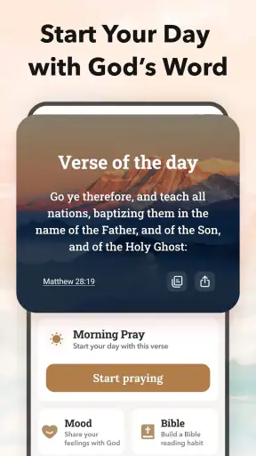 Bible Audio - KJV Daily Verse screenshot 1