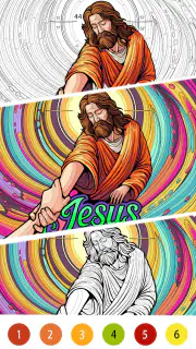 Bible Color Paint By Number screenshot 3