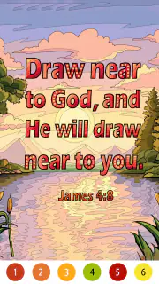 Bible Color Paint By Number screenshot 7