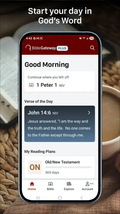Bible Gateway screenshot 1