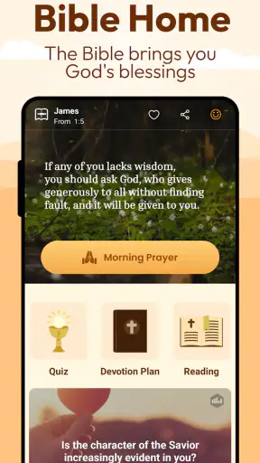 Bible Home - Read & Pray screenshot 1