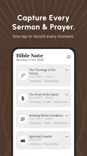 Bible Note Taker & Recorder screenshot 1