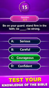 Bible Trivia - Word Quiz Game screenshot