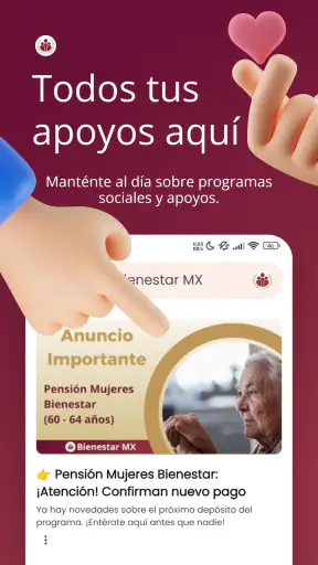 Bienestar MX | Apoyos Info screenshot 1
